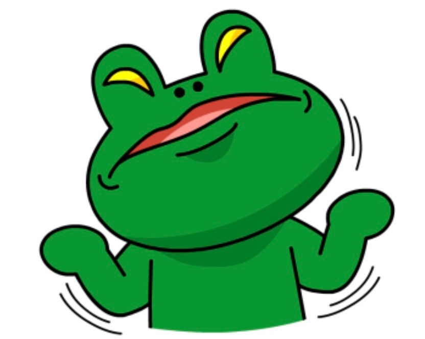 Leonard frog line emoji