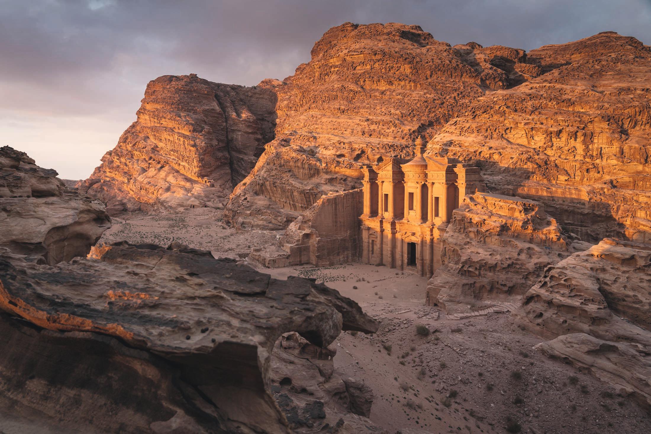 Petra in Jordan.