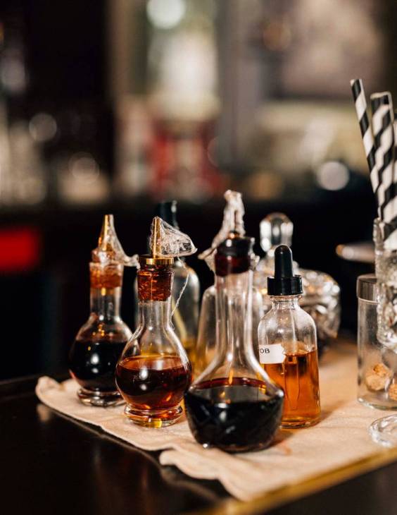 Drinks apparatus at Cafe La Trova.