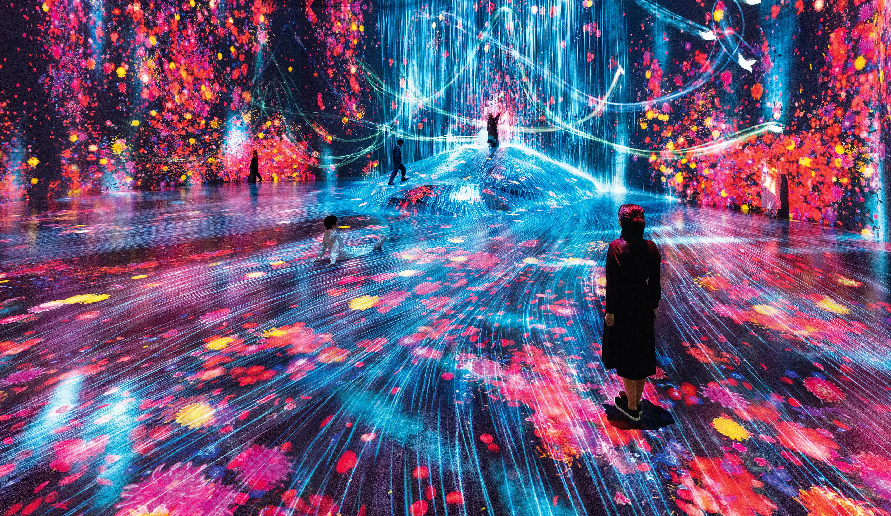 teamLab’s ‘Borderless’ installation in Tokyo.