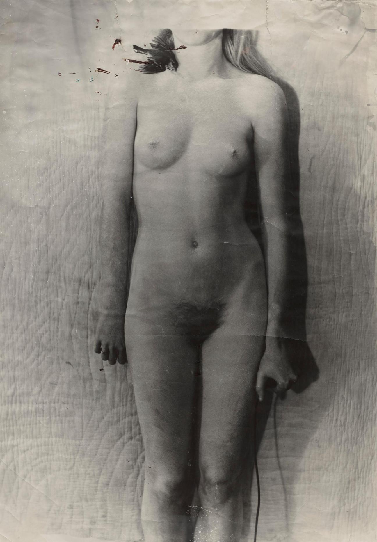Francesca Woodman, Self Portrait (with Bird), 1976-78.