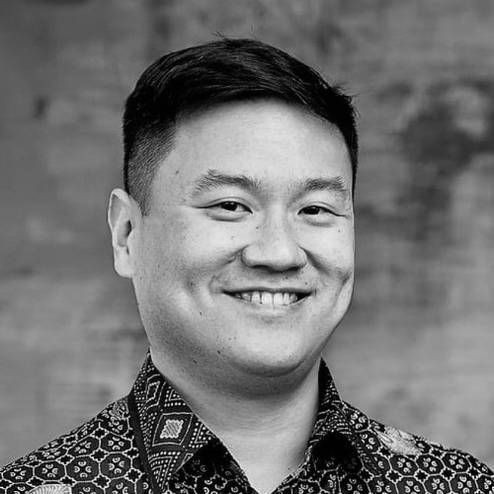 A portrait of Alexander Halim Kusuma.