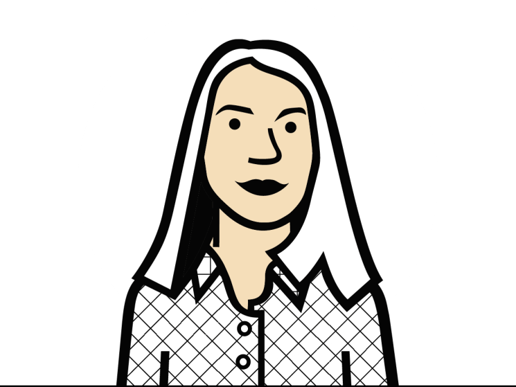 Hannah Lucinda Smith illustrated headshot