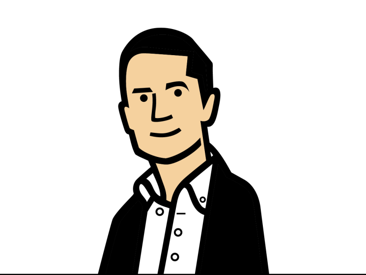 James Chambers illustrated headshot