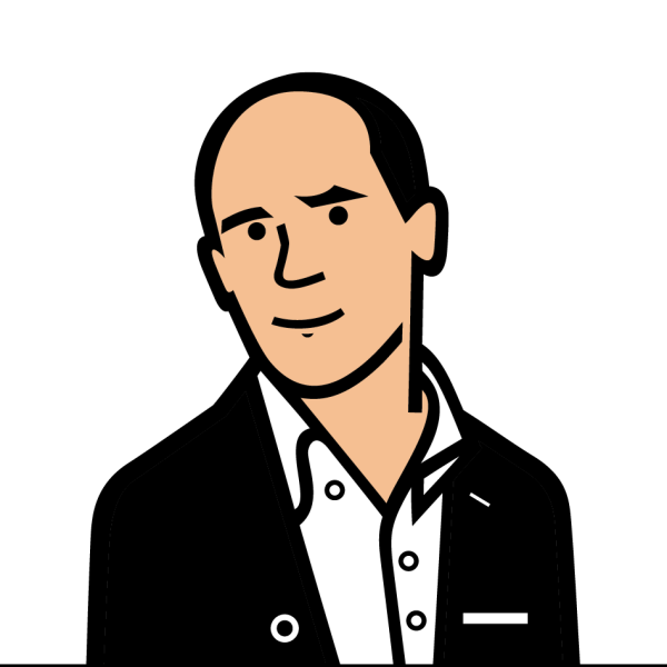 Michael Booth illustrated headshot