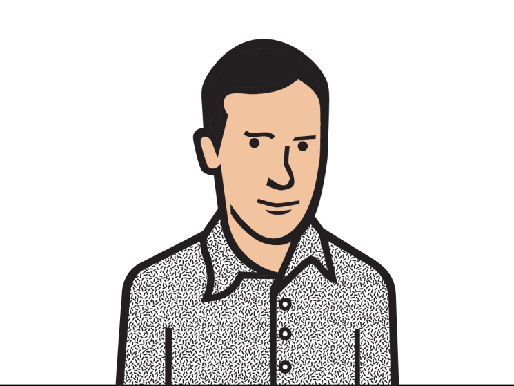 Tom Vanderbilt illustrated headshot