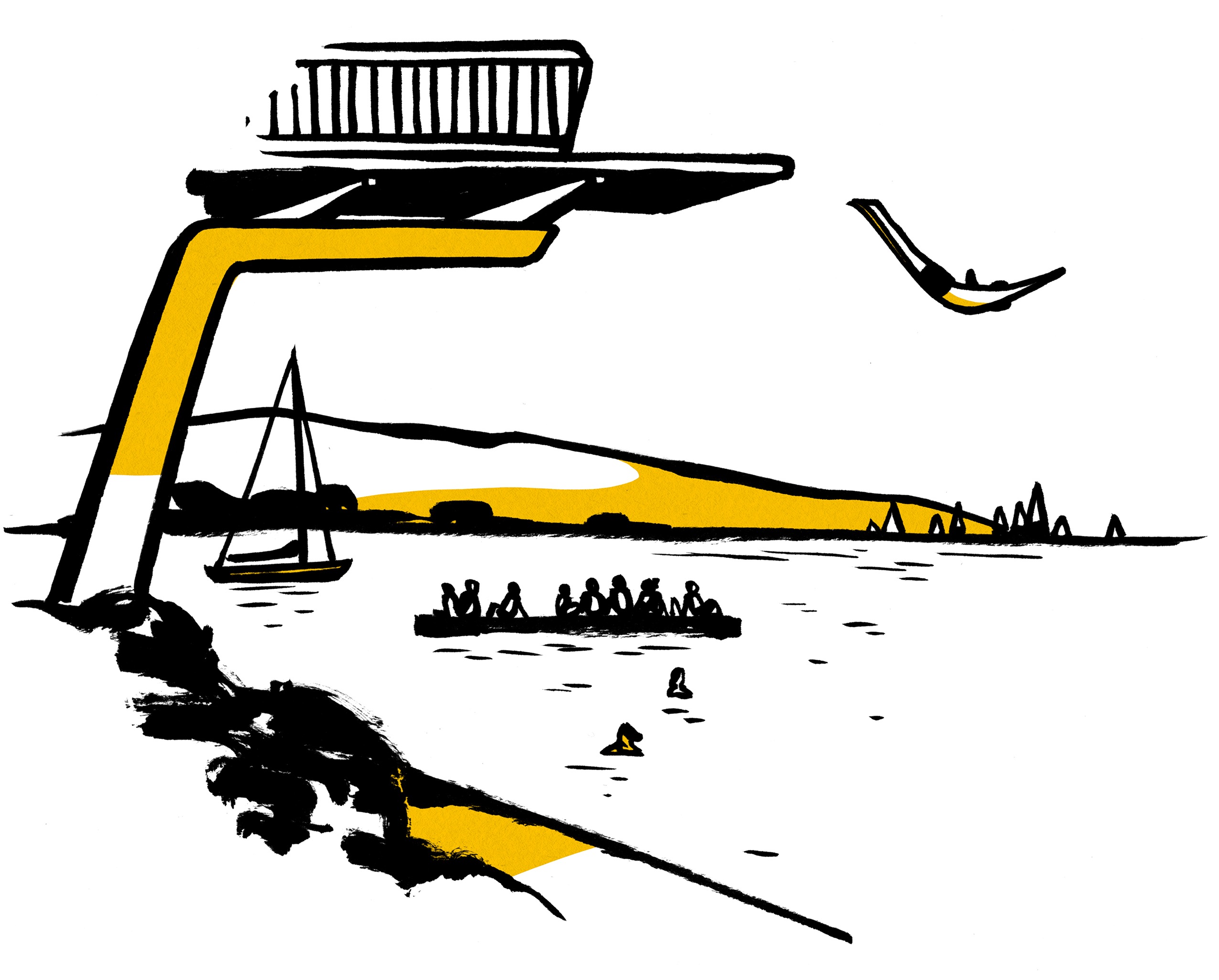 badi zurich illustration
