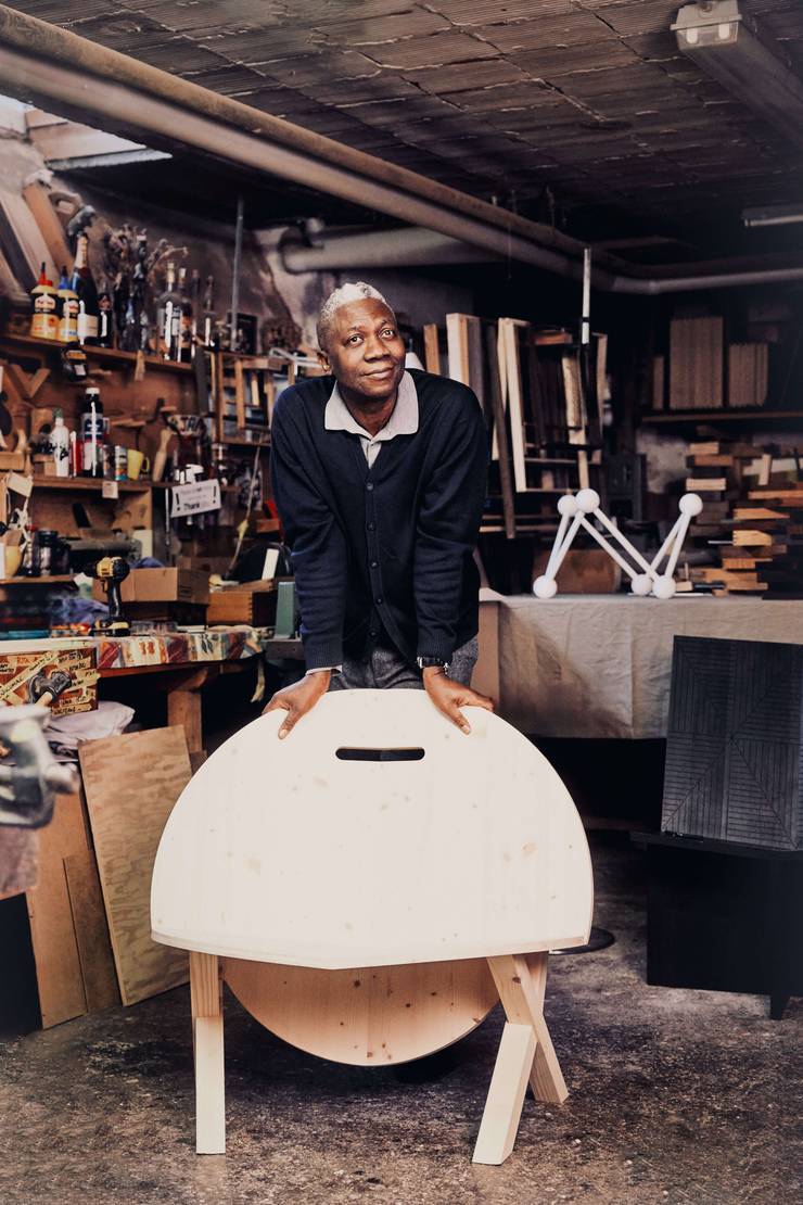 Charles O Job pictured in their studio.
