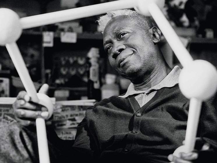 A portrait of Charles O Job, designer.