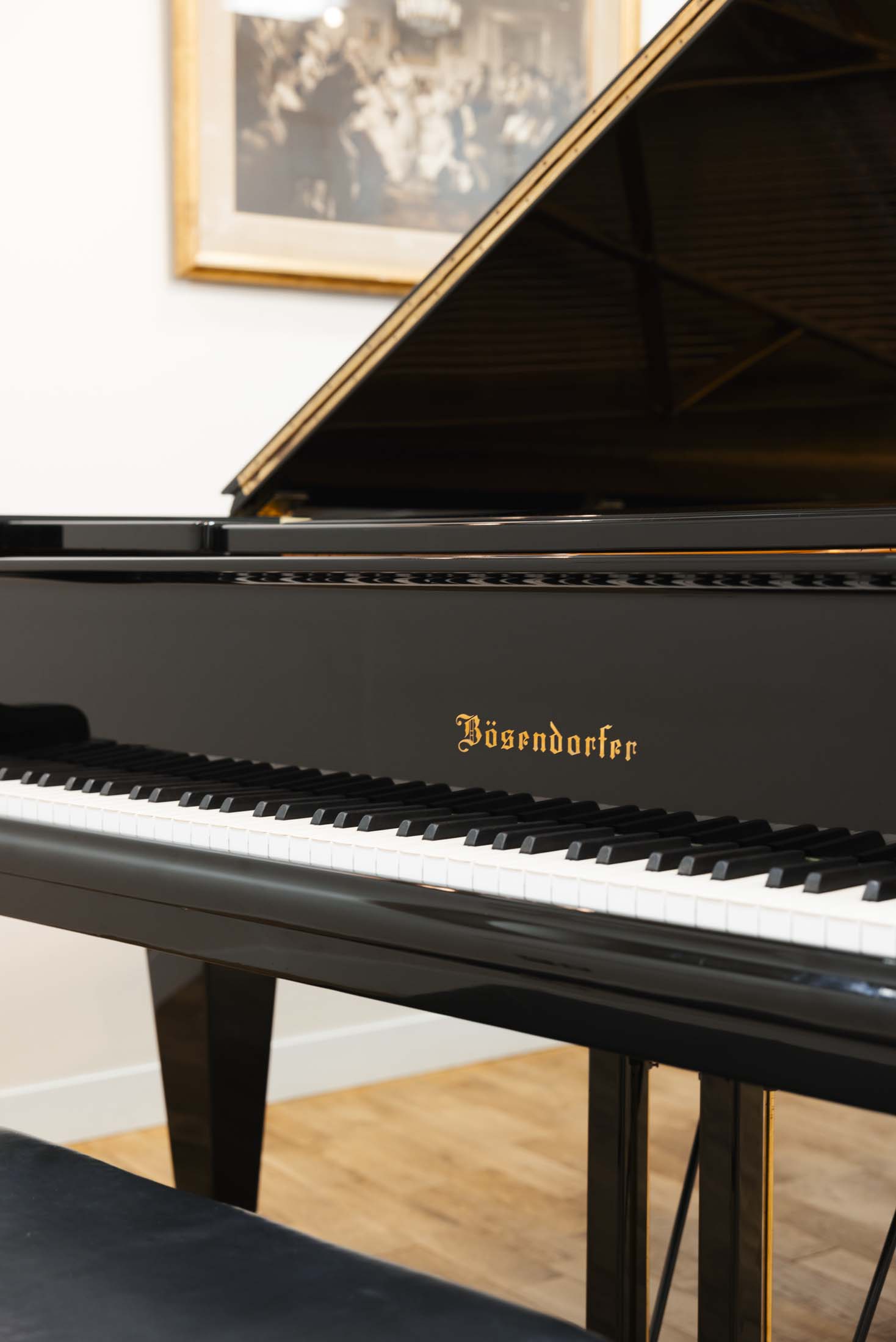 A Bösendorfer piano.