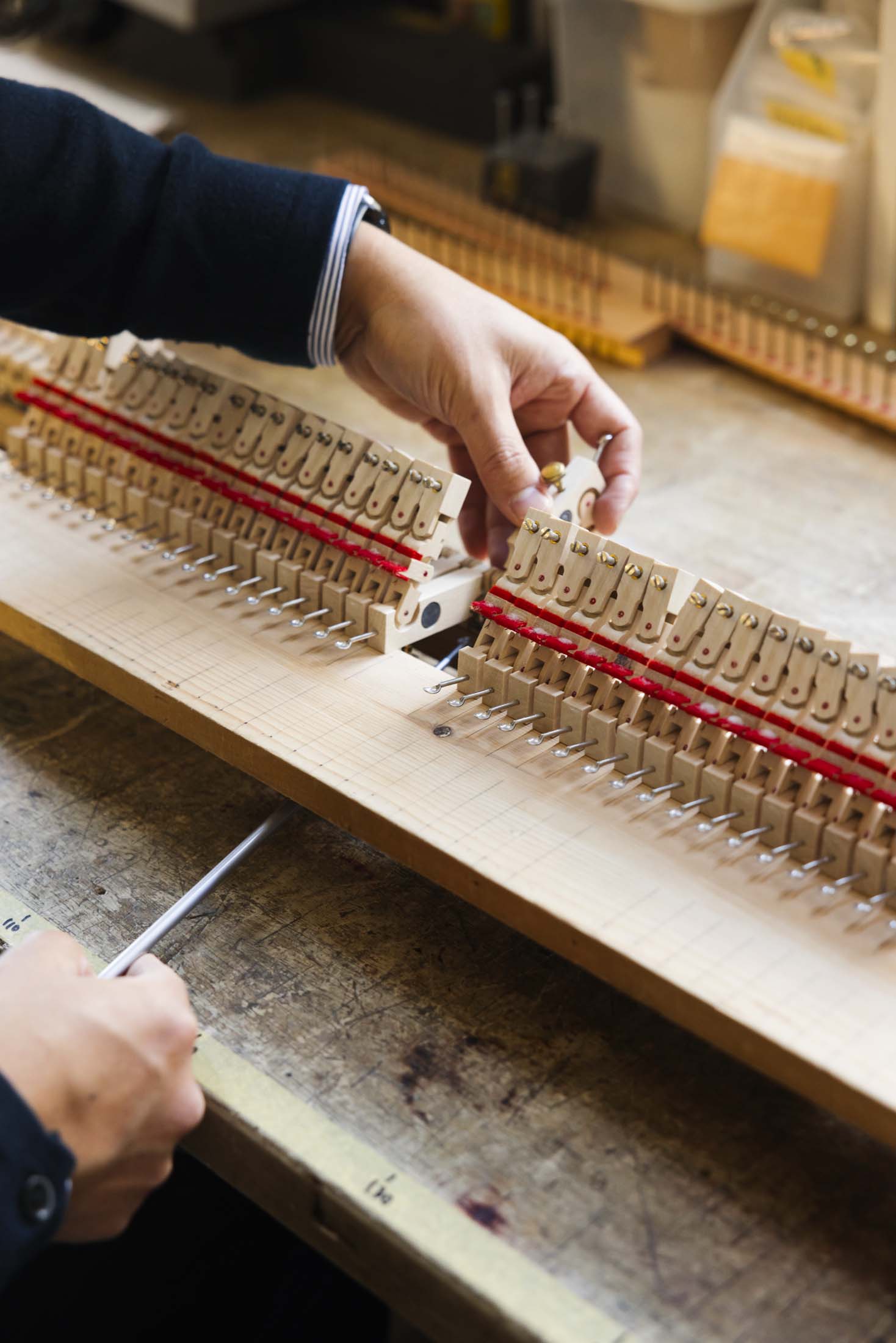 Bösendorfer piano keys.