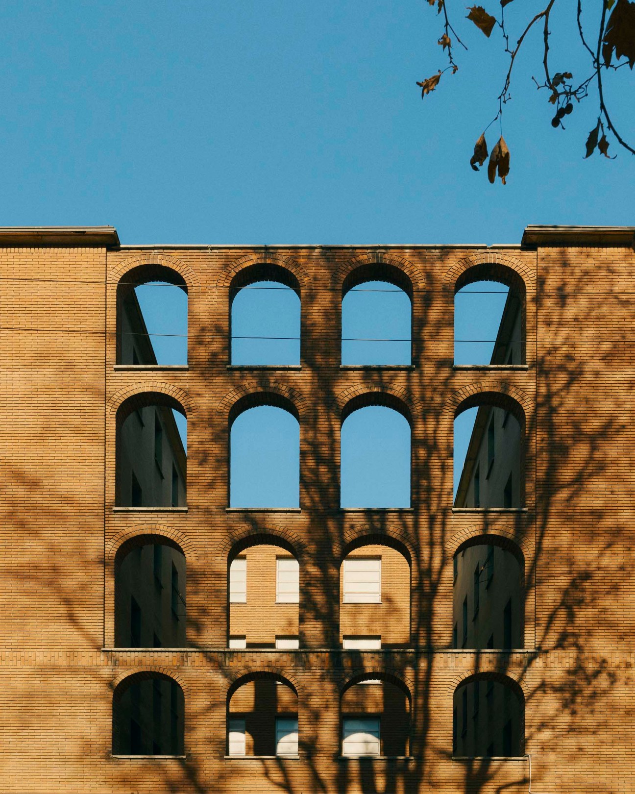 Curved arches of Giovanni Muzzio