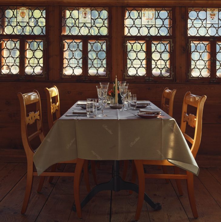 A table at the Landgasthof Ruedihus.