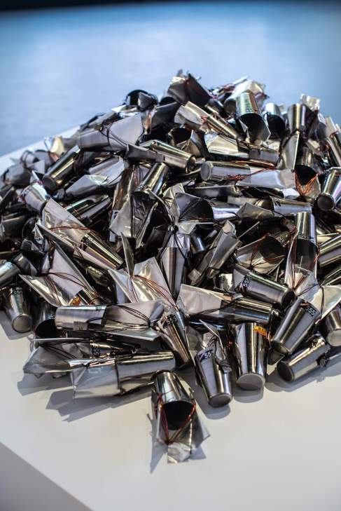 Metal artefacts.