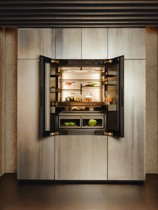 Exterior shot of Gaggenau refrigerator 
