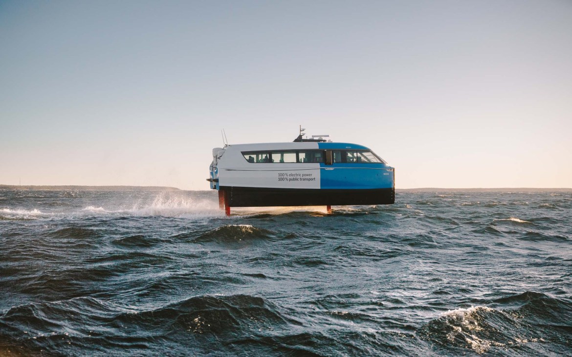 Fully electric P-12 ferry in Sweden