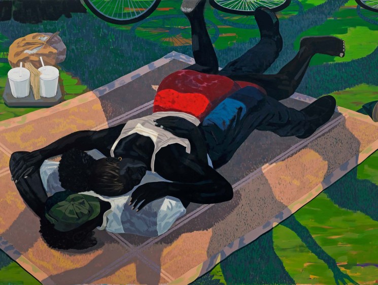 Kerry James Marshall painting