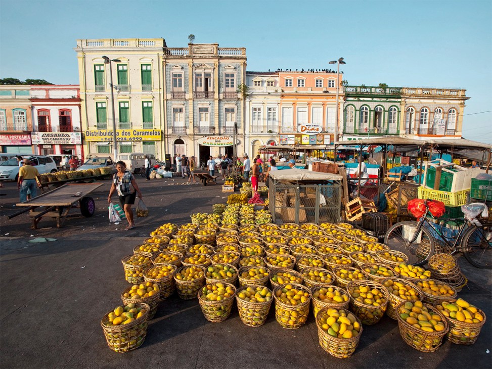 A market near Porto do Ver-o-Peso in Belém