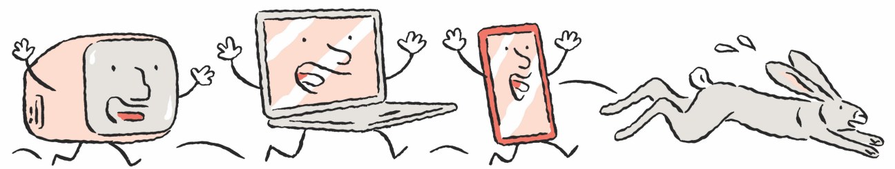 Illustration of screens
