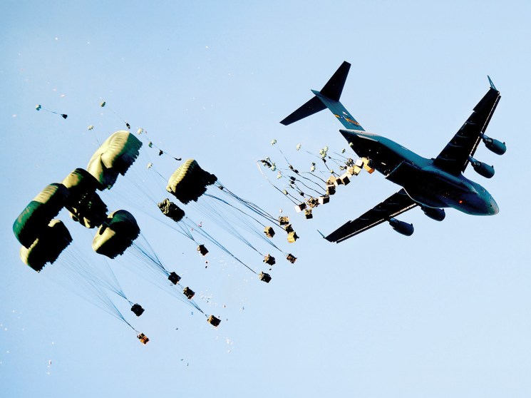 Planes in the sky