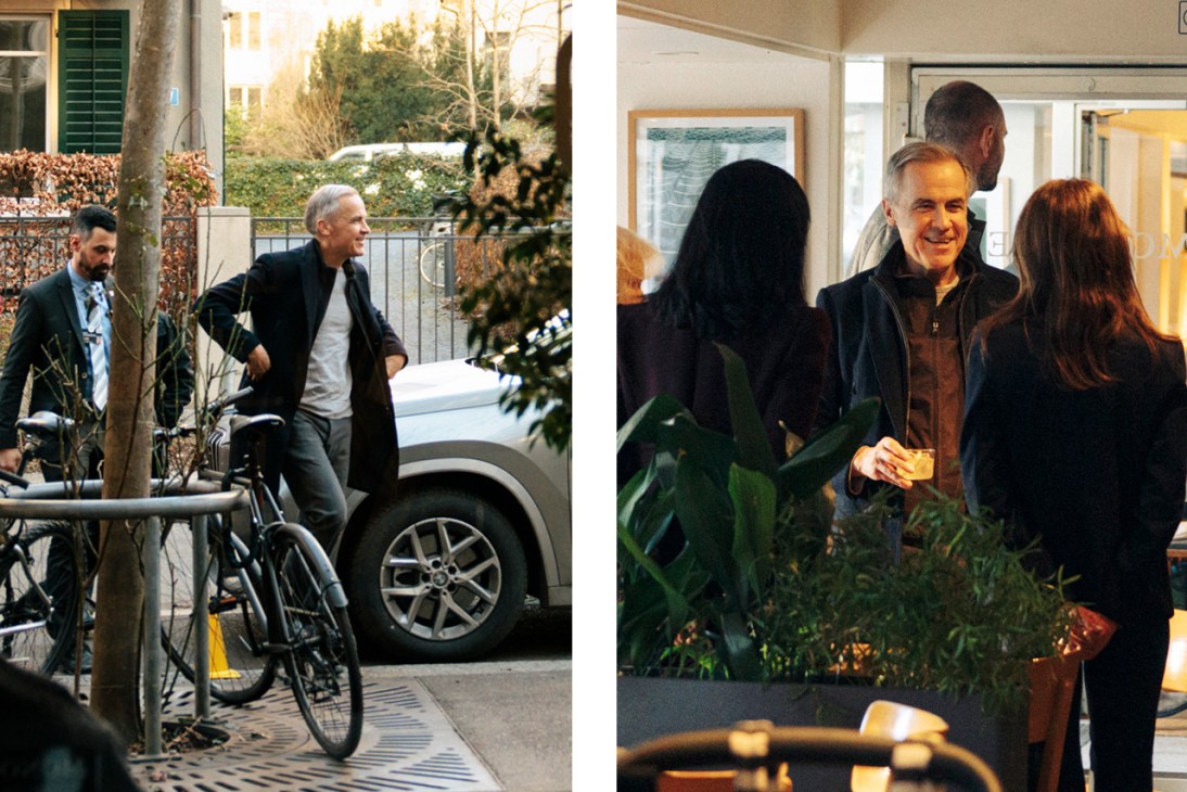 Canada's Prime Minister Mark Carney at Monocle HQ in Switzerland