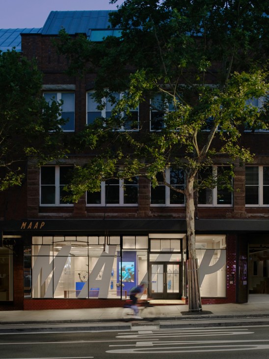 Exterior of the MAAP store