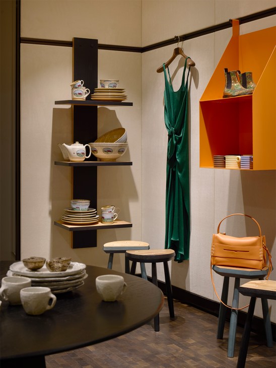 JW Anderson apparel on display in the Pimlico store, London