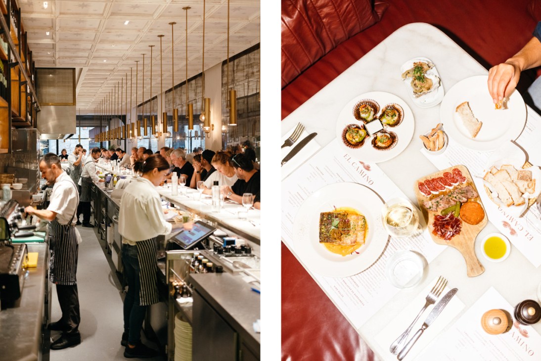 Images of El Camino restaurant in Palma, Mallorca.