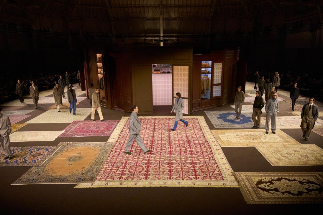 Zegna runway in Milan for AW26 Menswear