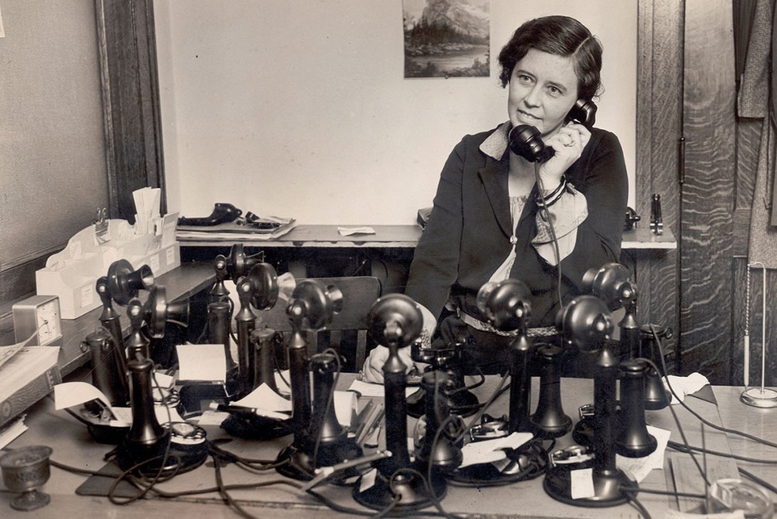 Woman on a phone 