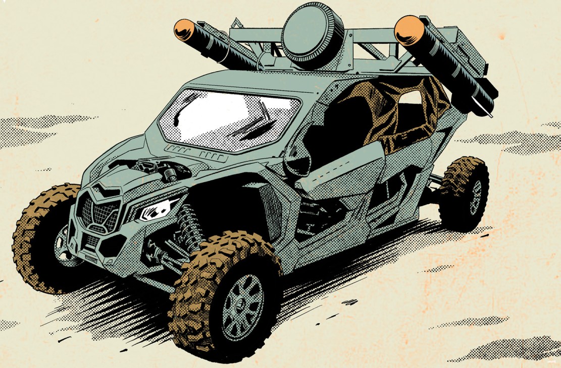 Illustration of Tempest Vehicles drone hunter