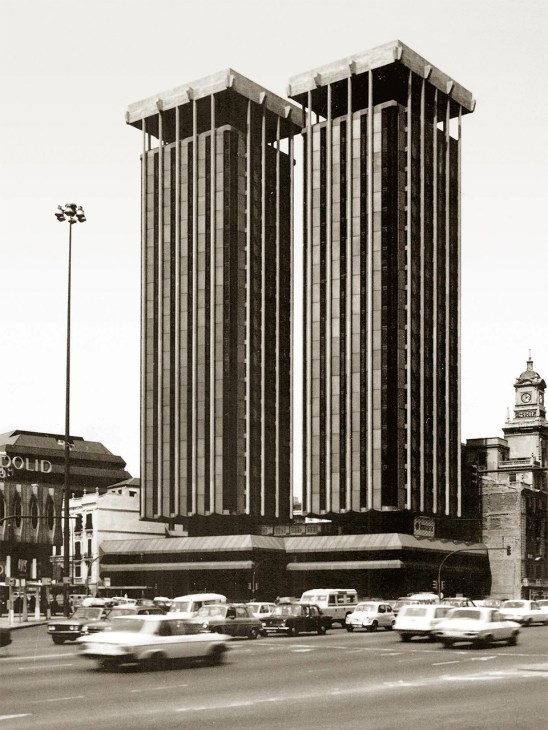 Plaza de Colón in the 1970s