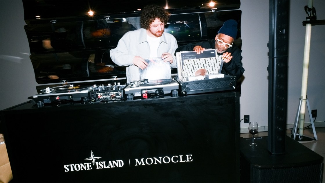 DJs at a Stone Island and Monocle event