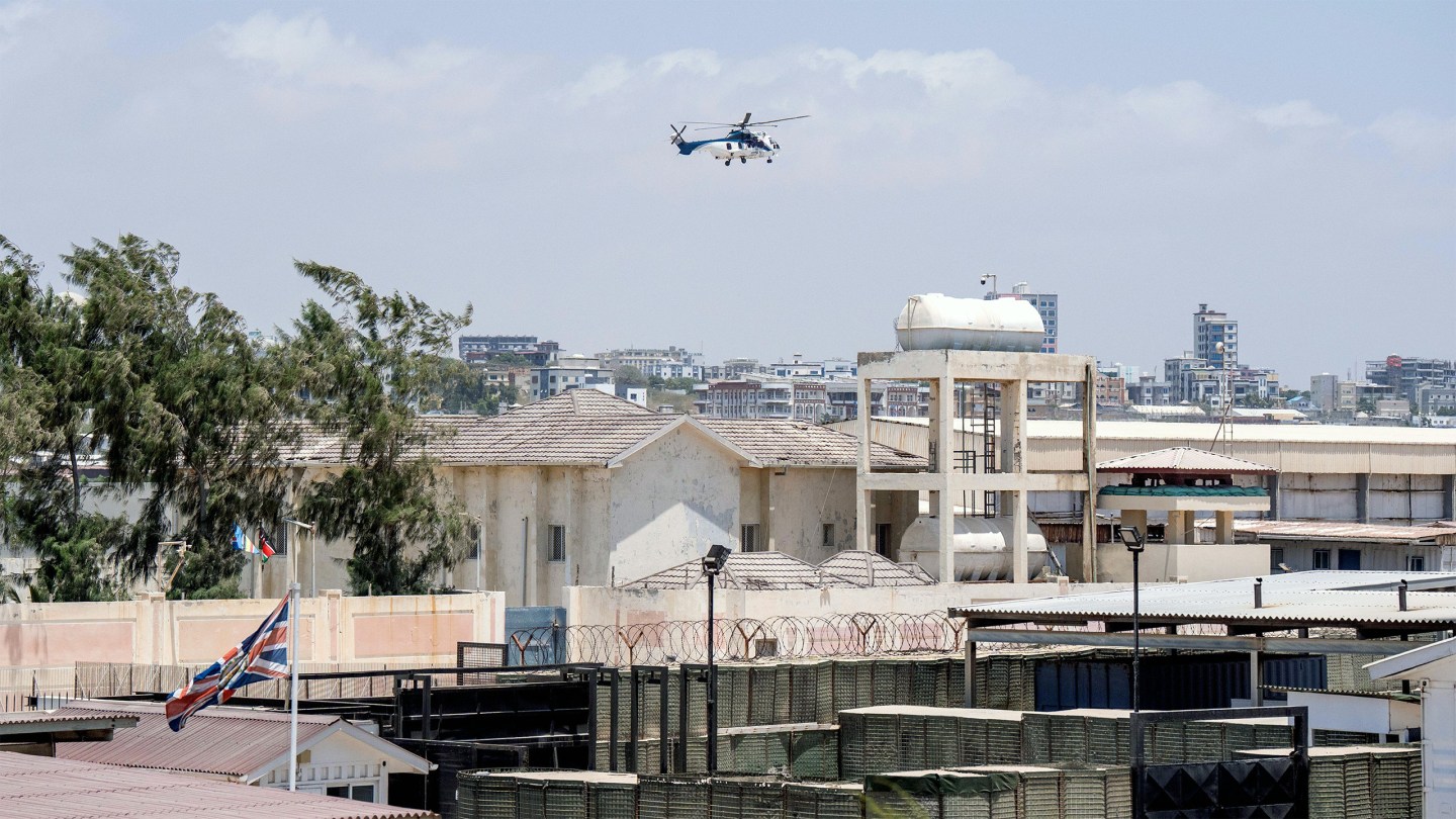 The British Embassy in Mogadishu
