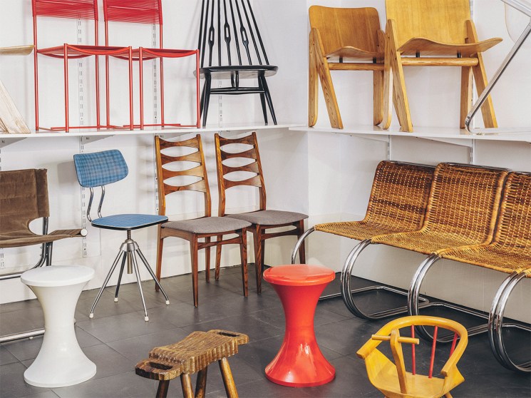 Selection of chairs from Trovo, Madrid