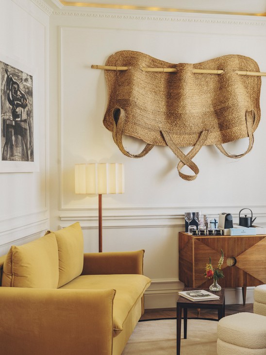 Spanish craft features in all of the 19 suites at Métropolis Madrid