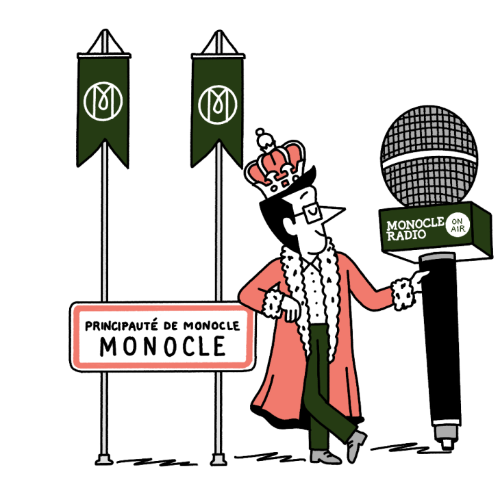Andrew Tuck at Monocle Radio, Mipim