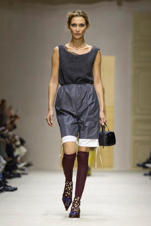 Prada womenswear at Milan Fashion Week AW26