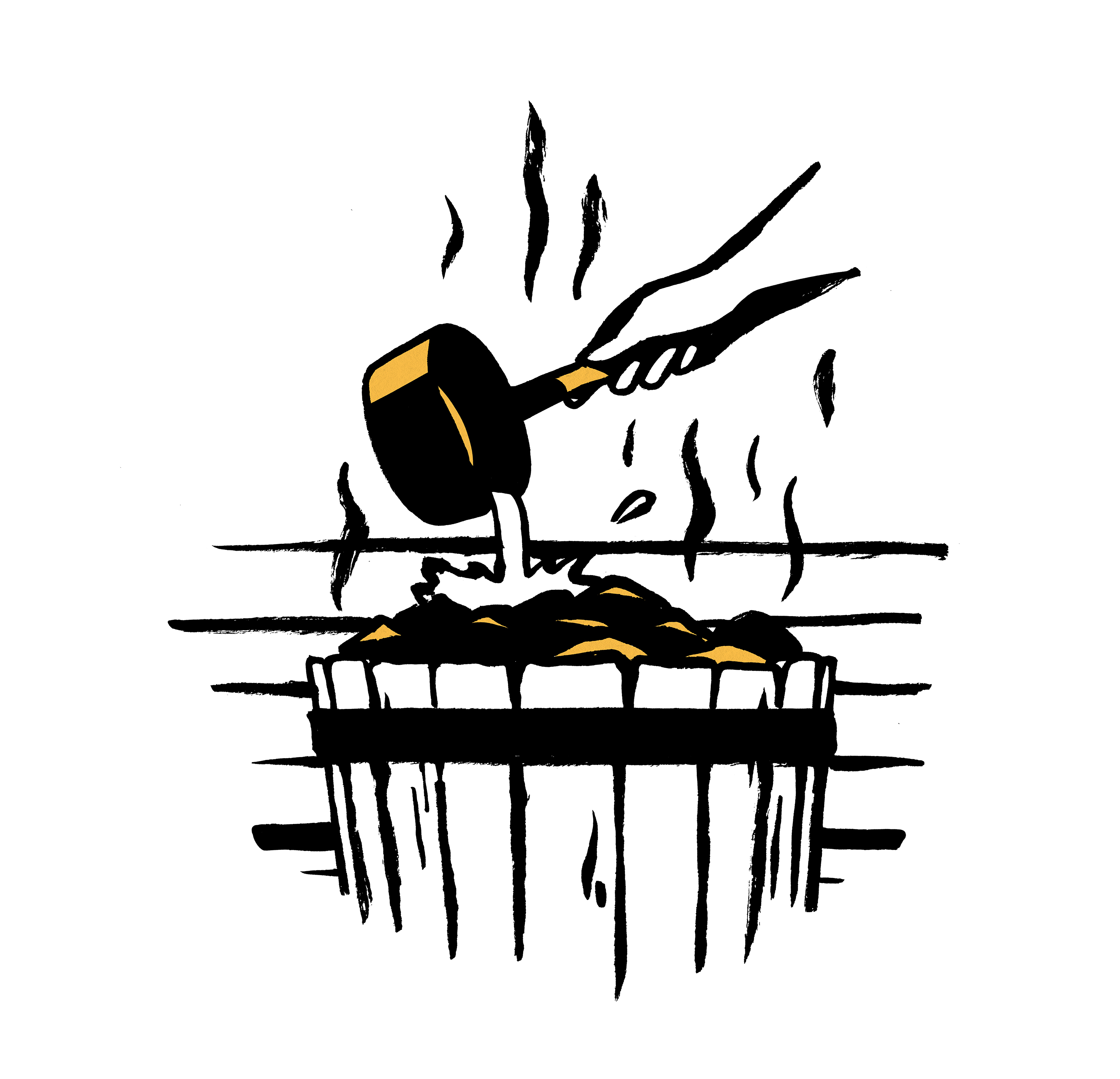An illustration of a sauna in Helsinki