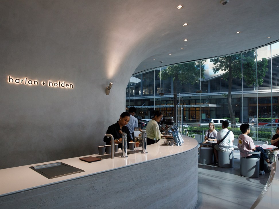Interior shot of Harlan Coffee