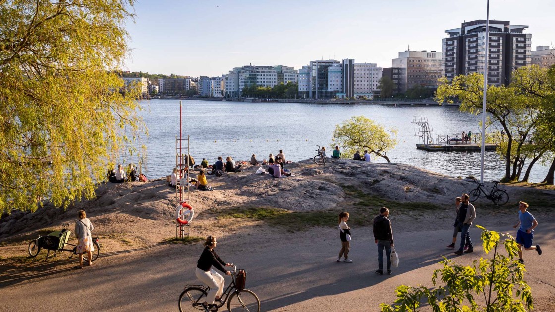 An image of the Stockholm waterfront