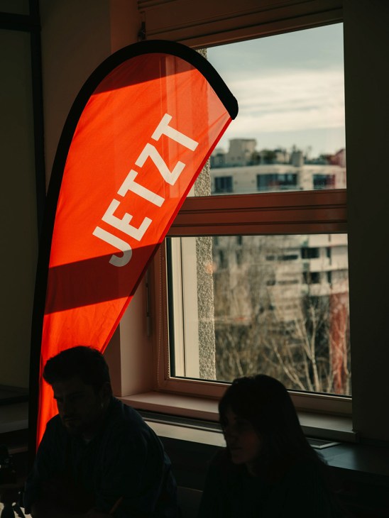 Interior shot of the Jetzt office