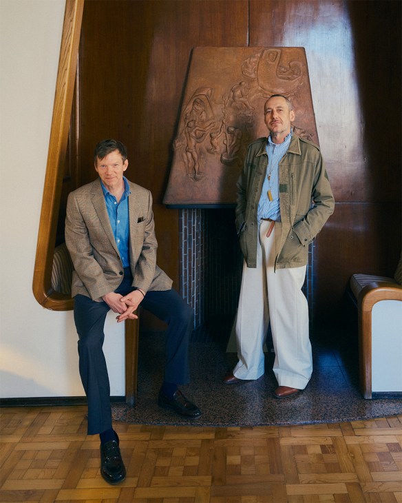 Britt Moran (on left) and Emiliano Salci