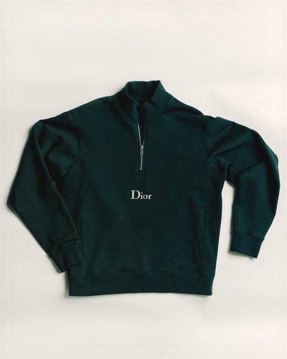 Sweatshirt with zip neckline by Dior