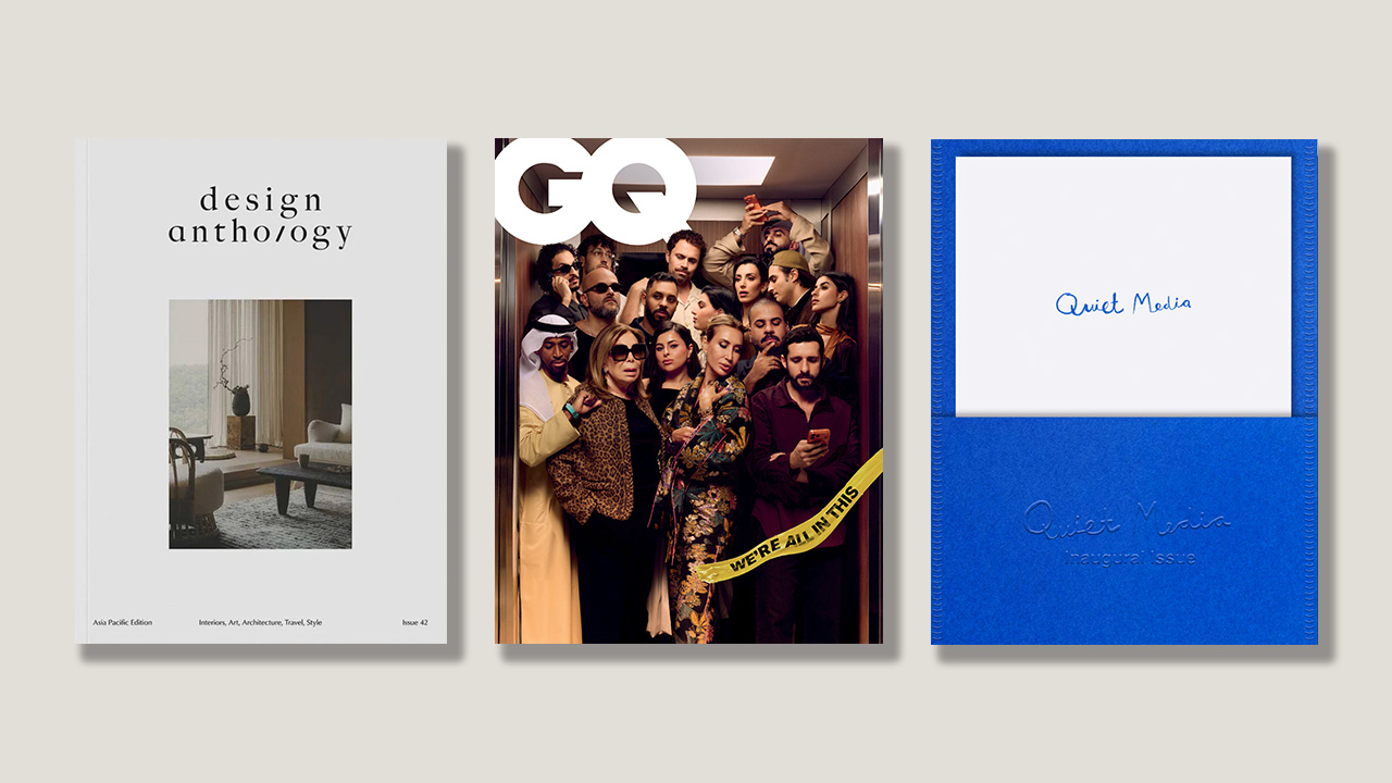 ‘GQ Middle East’, ‘Design Anthology’ and ‘Quiet Media’