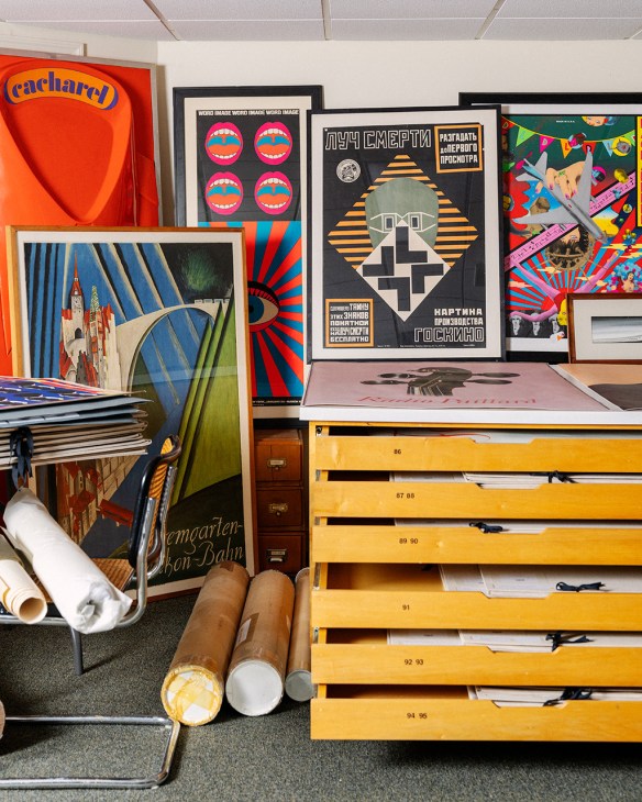Selection of posters owned by Susan Reinhold