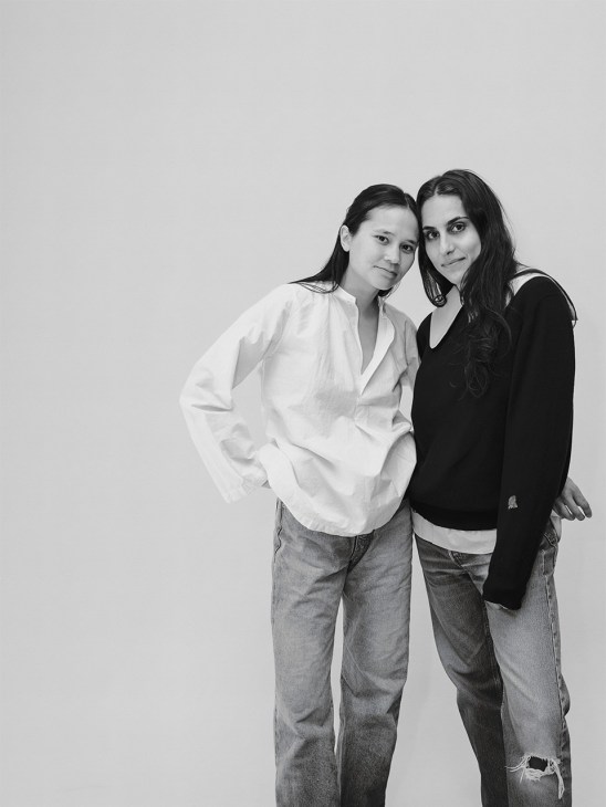Shopkeepers Margaret Austin and Hannah Rieke