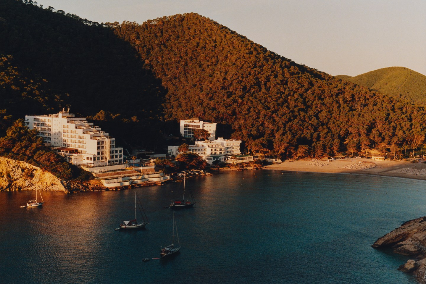 A day in the life of Ibiza’s Cala Llonga beach, one of Europe’s favourite suntraps