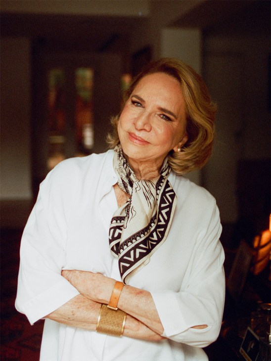 Lenny Niemeyer at her home in Rio