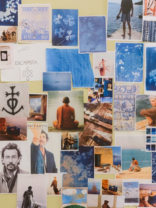 Escapista’s brand moodboard